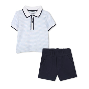BOSS Set de short con playera para bebe